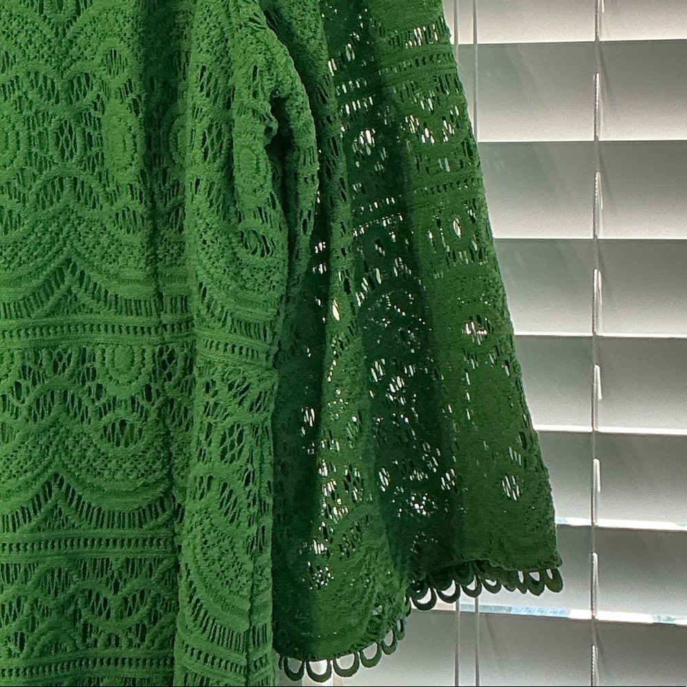 Chico's Vibrant Green Lace Dress - Picture 4 of 11